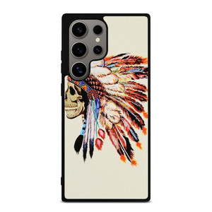 INDIAN FEATHER SKULL Samsung Galaxy S24 Ultra Case Cover