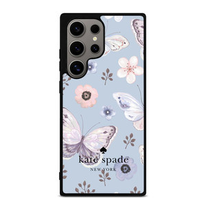 KATE SPADE NEW YORK LOGO BUTTERFLY PATTERN Samsung Galaxy S24 Ultra Case Cover