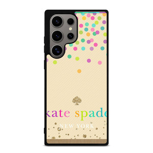 KATE SPADE NEW YORK LOGO COLORFUL POLKADOTS Samsung Galaxy S24 Ultra Case Cover