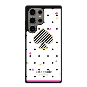KATE SPADE NEW YORK LOGO POLKADOTS ICON Samsung Galaxy S24 Ultra Case Cover