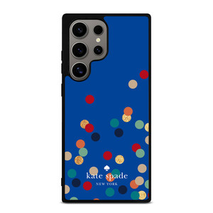 KATE SPADE NEW YORK LOGO SPARKLE POLKADOTS ICON Samsung Galaxy S24 Ultra Case Cover