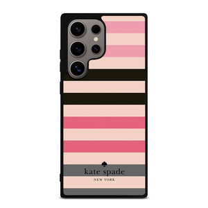 KATE SPADE NEW YORK LOGO STRIPES PATTERN Samsung Galaxy S24 Ultra Case Cover