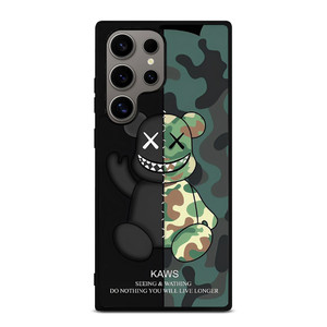 KAWS CAMO SEEING AND WATHING Samsung Galaxy S24 Ultra Case Cover