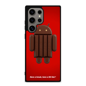 KIT KAT CHOCOLATE ANDROID ICON Samsung Galaxy S24 Ultra Case Cover