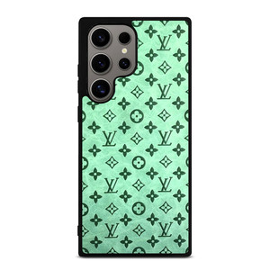 LOUIS VUITTON LOGO GREEN ICON PATTERN Samsung Galaxy S24 Ultra Case Cover