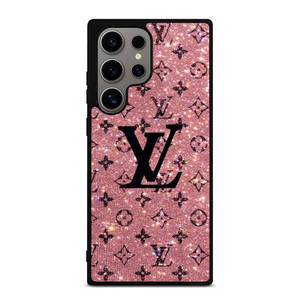 LOUIS VUITTON LV LOGO PINK SPARKLE Samsung Galaxy S24 Ultra Case Cover