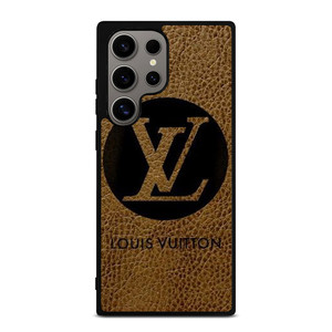 LOUIS VUITTON PARIS LV LOGO LEATHER Samsung Galaxy S24 Ultra Case Cover