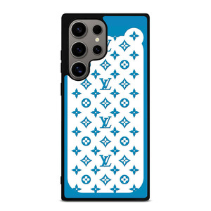LOUIS VUITTON PATERN ICON LOGO BLUE Samsung Galaxy S24 Ultra Case Cover