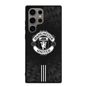 MANCHESTER UNITED BLACK LOGO Samsung Galaxy S24 Ultra Case Cover