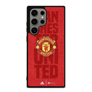 MANCHESTER UNITED FC FOOTBALL LOGO RED DEVILS ICON Samsung Galaxy S24 Ultra Case Cover
