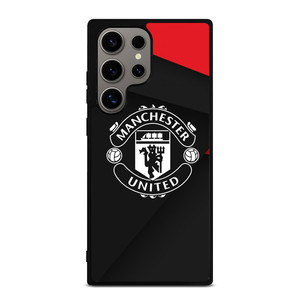 MANCHESTER UNITED LOGO BLACK Samsung Galaxy S24 Ultra Case Cover