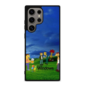 MICROSOFT WINDOWS THE SIMPSONS Samsung Galaxy S24 Ultra Case Cover