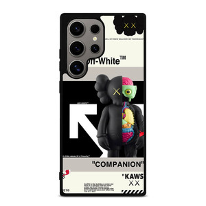 OFF WHITE KAWS COMPANION Samsung Galaxy S24 Ultra Case Cover