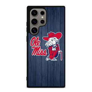 OLE MISS WOODEN LOGO Samsung Galaxy S24 Ultra Case Cover