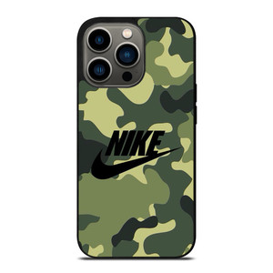 NIKE LOGO CAMO iPhone 13 Pro Case Cover