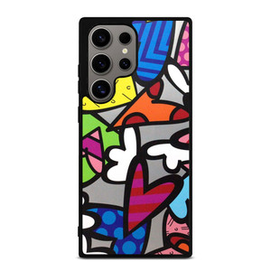 ROMERO BRITTO ABSTRACT LOVE Samsung Galaxy S24 Ultra Case Cover