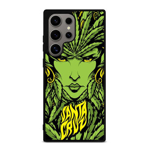 SANTA CRUZ SKATEBOARD LADY LEAFS Samsung Galaxy S24 Ultra Case Cover