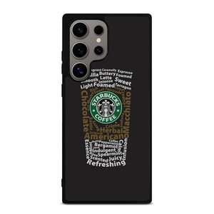 STARBUCKS COFFEE ART TYPOGRAPHY Samsung Galaxy S24 Ultra Case Cover
