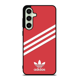 ADIDAS ORIGINALS STRIPES SCARLET RED Samsung Galaxy S24 FE Case Cover