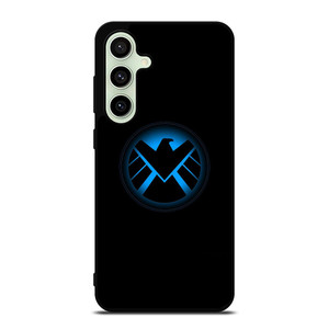 AGENTS OF SHIELD MARVEL LOGO BLUE Samsung Galaxy S24 FE Case Cover