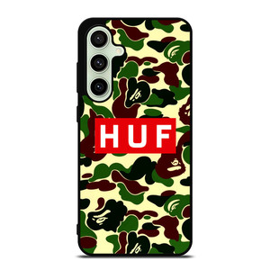 BAPE CAMO HUF Samsung Galaxy S24 FE Case Cover