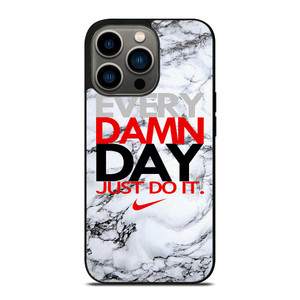 NIKE EVERY DAMN DAY MARBLE iPhone 13 Pro Case Cover