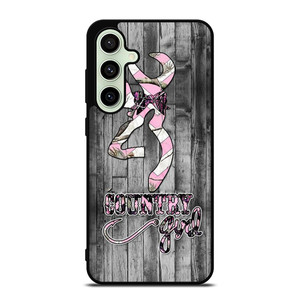 CAMO BROWNING PINK GIRL Samsung Galaxy S24 FE Case Cover