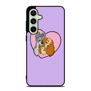 CARTOON LADY AND THE TRAMP DISNEY IN LOVE Samsung Galaxy S24 FE Case Cover