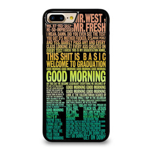 KANYE WEST RAPPER LYRICS iPhone 7 / 8 Plus case iPhone 7 / 8 Plus Case Cover KANYE WEST RAPPER LYRICS iPhone 7 / 8 Plus case iPhone 7 / 8 Plus Case Cover
