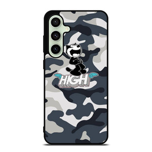 FELIX THE CAT HIGH CAMO Samsung Galaxy S24 FE Case Cover