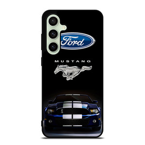 FORD MUSTANG CAR BLUE Samsung Galaxy S24 FE Case Cover