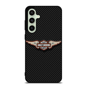 HARLEY DAVIDSON LOGO MOTORCYCLES COMPANY CARBON Samsung Galaxy S24 FE Case Cover