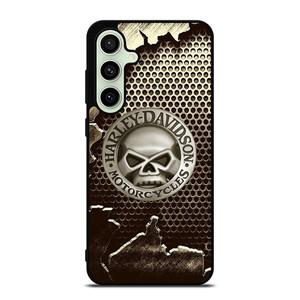HARLEY DAVIDSON MOTORCYCLES METAL SKULL LOGO Samsung Galaxy S24 FE Case Cover