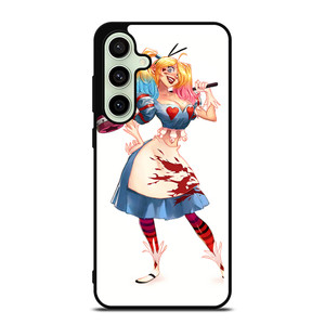 HARLEY QUINN ALICE IN WONDERLAND Samsung Galaxy S24 FE Case Cover
