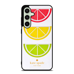 KATE SPADE NEW YORK LOGO COLORFUL LEMON ICON Samsung Galaxy S24 FE Case Cover