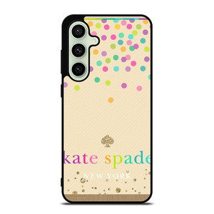 KATE SPADE NEW YORK LOGO COLORFUL POLKADOTS Samsung Galaxy S24 FE Case Cover