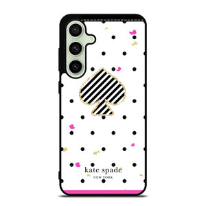 KATE SPADE NEW YORK LOGO POLKADOTS ICON Samsung Galaxy S24 FE Case Cover