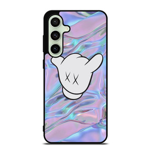 KAWS GLOVES COLORFUL Samsung Galaxy S24 FE Case Cover