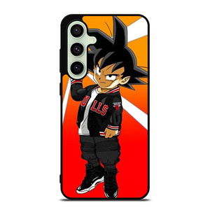 KIDS GOKU CHICAGO BULLS NBA Samsung Galaxy S24 FE Case Cover