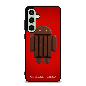 KIT KAT CHOCOLATE ANDROID ICON Samsung Galaxy S24 FE Case Cover