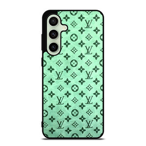 LOUIS VUITTON LOGO GREEN ICON PATTERN Samsung Galaxy S24 FE Case Cover