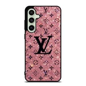 LOUIS VUITTON LV LOGO PINK SPARKLE Samsung Galaxy S24 FE Case Cover