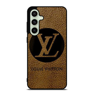 LOUIS VUITTON PARIS LV LOGO LEATHER Samsung Galaxy S24 FE Case Cover