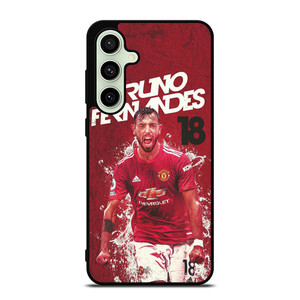 MANCHESTER UNITED BRUNO FERNANDES Samsung Galaxy S24 FE Case Cover