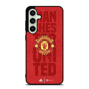 MANCHESTER UNITED FC FOOTBALL LOGO RED DEVILS ICON Samsung Galaxy S24 FE Case Cover