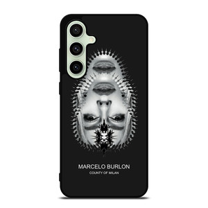 MARCELO BURLON MILAN UPSIDE DOWN FACE Samsung Galaxy S24 FE Case Cover