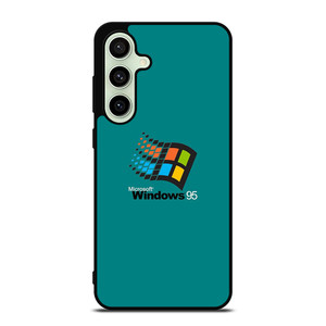 MICROSOFT WINDOWS 95 RETRO LOGO Samsung Galaxy S24 FE Case Cover