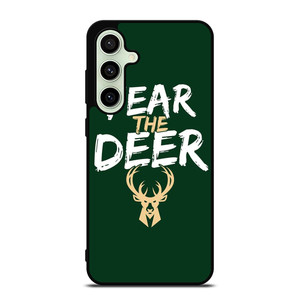 MILWAUKEE BUCKS LOGO BASEBALL FEAR THE DEER Samsung Galaxy S24 FE Case Cover