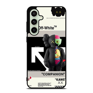 OFF WHITE KAWS COMPANION Samsung Galaxy S24 FE Case Cover