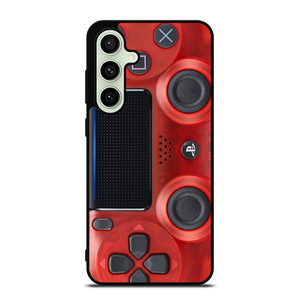 PS4 CONTROLLER PLAY STATION RED Samsung Galaxy S24 FE Case Cover
